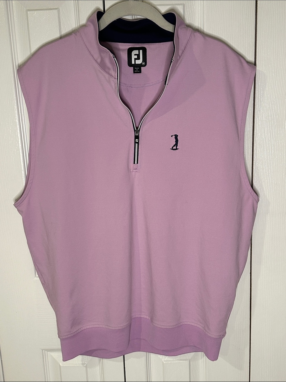 FootJoy Women’s Sleeveless Quarter-Zip Golf Vest - Lilac | M